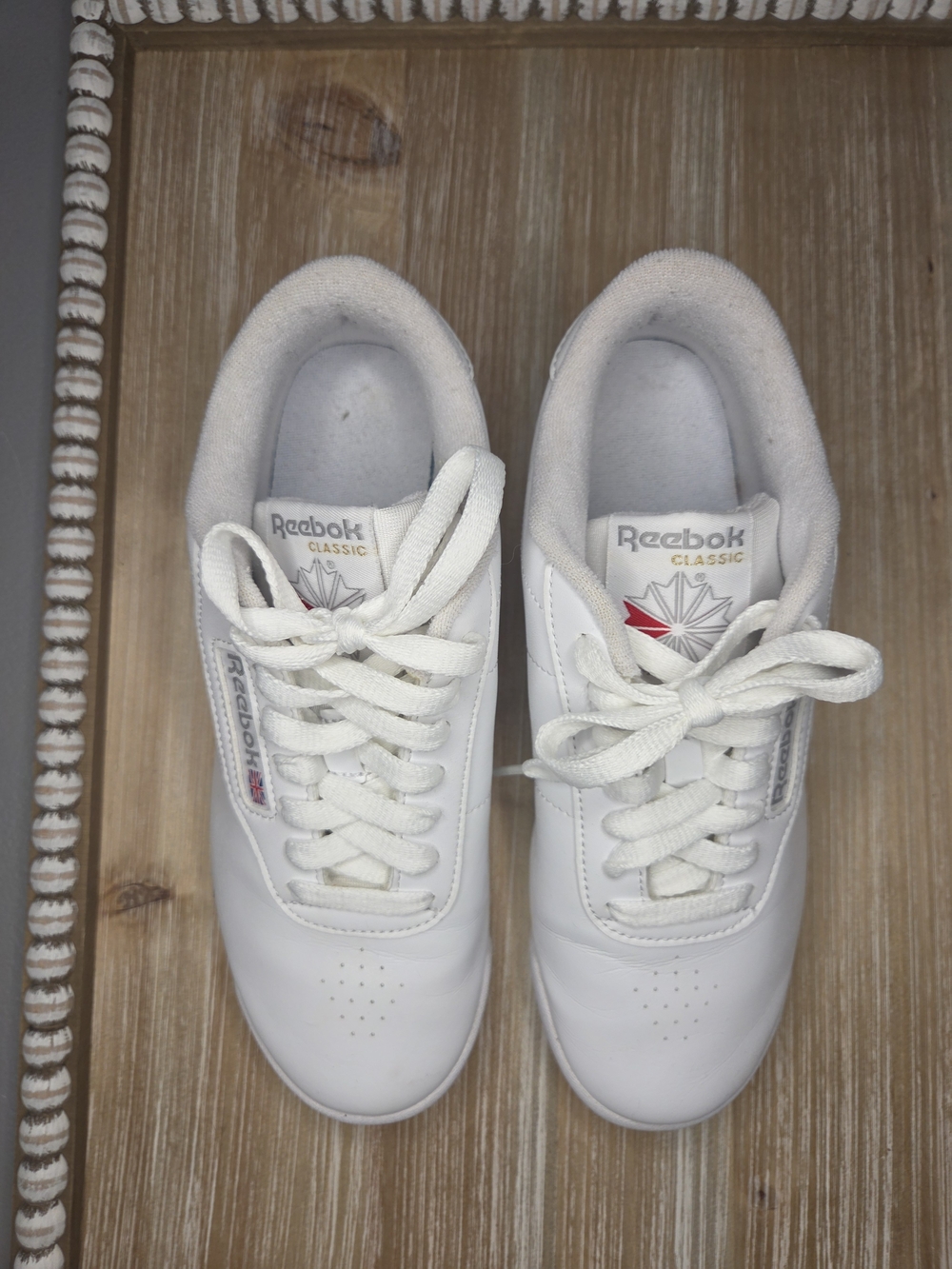 Reebok Classic Princess White Leather Sneakers